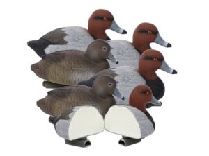 Higdon Standard Foam Filled Red Head Duck Decoy Polymer Pack of 6 For Sale