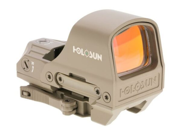 Holosun HE510C-GR Elite Reflex Sight 1x Selectable Green Reticle Picatinny-Style Quick-Release Mount Solar/Battery Powered Flat Dark Earth For Sale