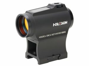 Holosun HS503CU Paralow Red Dot Sight 1x 20mm 65 MOA Circle with 2 MOA Dot Picatinny- Style Low and Lower 1/3 Co-Witness Mounts Matte For Sale