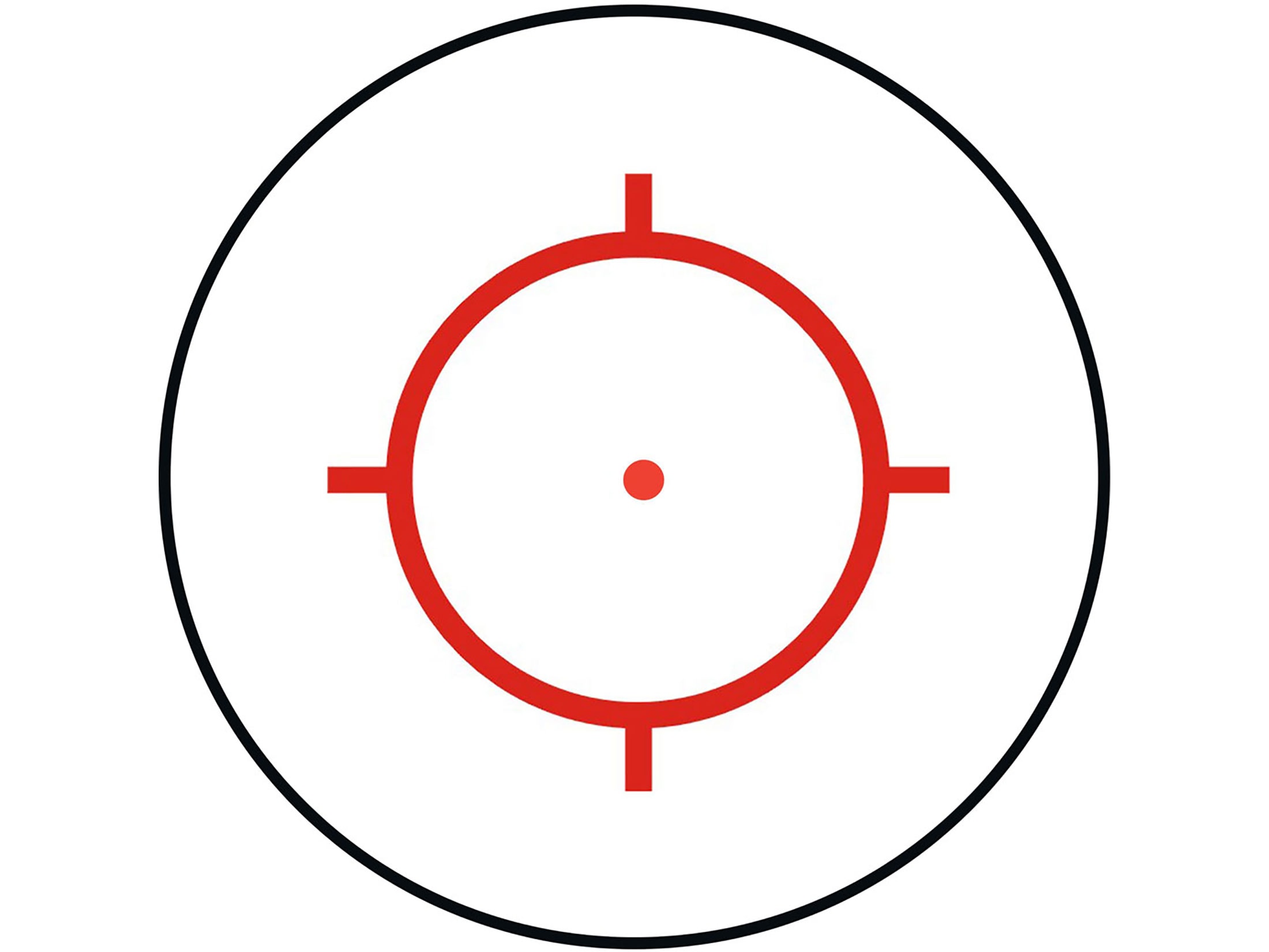 Holosun HS503CU Paralow Red Dot Sight 1x 20mm 65 MOA Circle with 2 MOA Dot Picatinny- Style Low and Lower 1/3 Co-Witness Mounts Matte For Sale