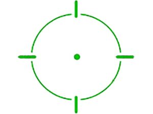 Holosun SCS-MOS Reflex Sight 1x Selectable Reticle Solar/Battery Powered for Glock MOS Matte For Sale