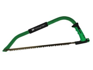Hooyman Bow Saw 24″ SK5 Steel Blade Non-Slip Grip Handle Green/Black For Sale