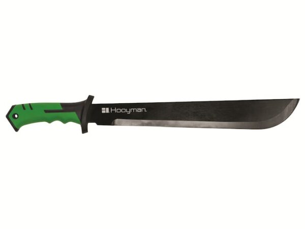 Hooyman Bush Machete 21.25″ 3CR13 Stainless Steel Blade Non-Slip Grip Handle Green/Black For Sale