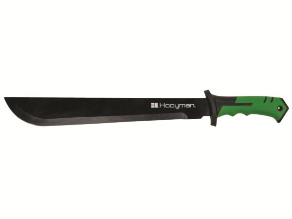 Hooyman Bush Machete 21.25″ 3CR13 Stainless Steel Blade Non-Slip Grip Handle Green/Black For Sale