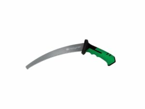 Hooyman Curved Blade Hand Saw 13″ SK5 Steel MegaBite Blade Non-Slip Grip Handle Green/Black For Sale