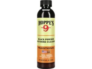 Hoppe’s #9 Black Powder Bore Cleaning Lubricant 8 oz Liquid For Sale