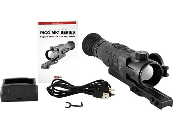 IRayUSA RICO Mk1 Thermal Rifle Scope 3x 35mm 640×480 Resolution Weaver-Style Mount Matte For Sale