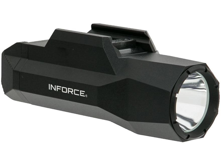 Inforce Wild 2 Weapon Light LED with 2 CR123A Batteries Aluminum Black For Sale