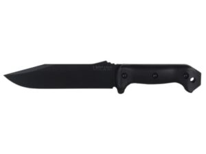 KA-BAR BK7 Becker Combat Utility Fixed Blade Knife 7″ Clip Point 1095 Cro-Van Black Carbon Steel Blade Grivory Handle Black For Sale