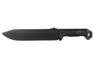 KA-BAR BK9 Becker Combat Bowie Fixed Blade Knife 9″ Drop Point 1095 Cro-Van Black Carbon Steel Blade Grivory Handle Black For Sale