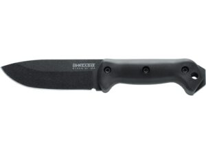 KA-BAR Becker Campanion Fixed Blade Knife 5.25″ Drop Point 1095 Cro-Van Black Blade Ultramid Handle Black For Sale