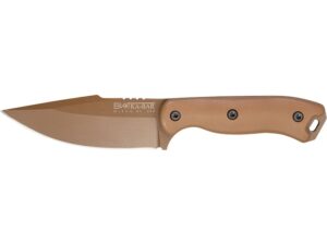 KA-BAR Becker Harpoon Fixed Blade Knife 4.562″ Drop Point 1095 Cro-Van Flat Dark Earth Blade Ultramid Handle Flat Dark Earth For Sale