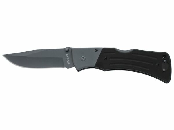KA-BAR Mule Folding Knife 3.625″ 420 Black Stainless Steel Blade G10 Handle Black For Sale