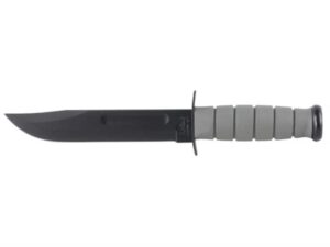 KA-BAR USA Fighting/Utility Fixed Blade Knife 7″ Clip Point 1095 Cro-Van Steel Epoxy Coated Blade Kraton Handle Foliage Green For Sale