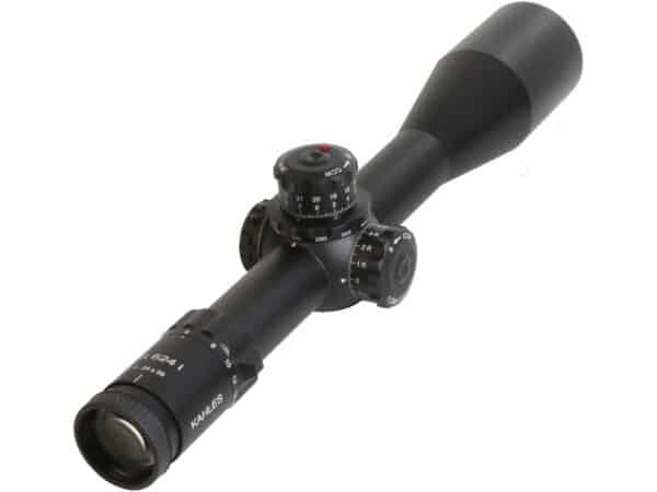 Kahles K624i Rifle Scope 34mm Tube 6-24x 56mm 1/10 Mil CCW Adjustments Zero Stop Top Focus First Focal Illuminated Reticle Matte For Sale