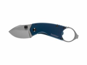Kershaw Antic Folding Knife 1.75″ Drop Point 8Cr13MoV Stainless Steel Blade Stainless Steel Handle Blue For Sale