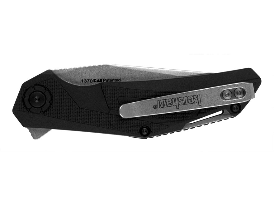 Kershaw Camshaft Folding Knife 3″ Clip Point 4Cr14MoV Stonewashed Blade Glass Filled Nylon Handle Black For Sale