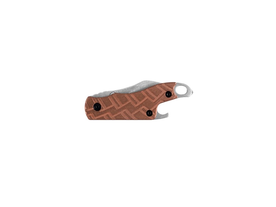 Kershaw Cinder Folding Knife 1.4″ Sheepsfoot 3Cr13 Stainless Steel Blade Copper Handle For Sale