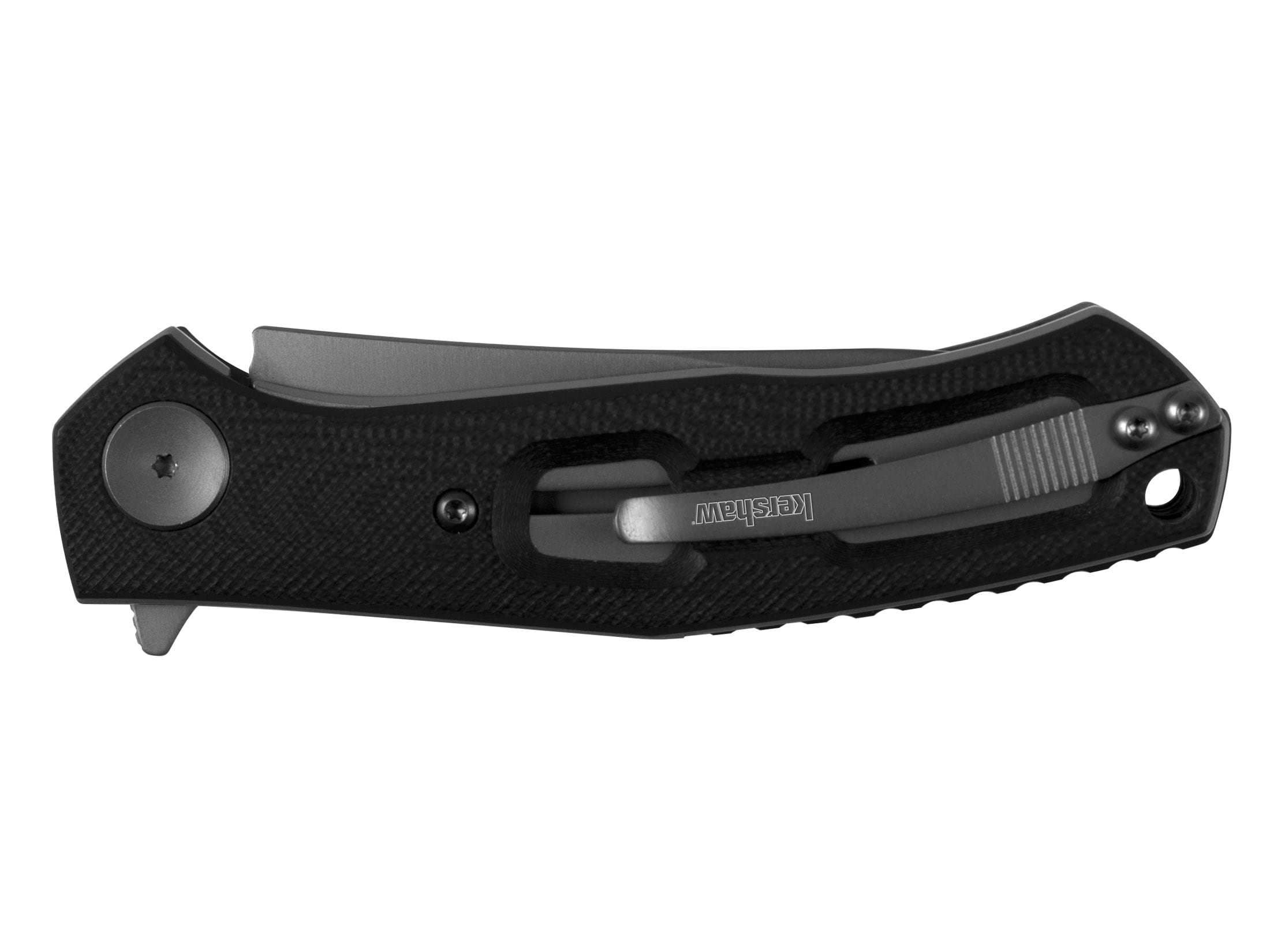 Kershaw Concierge Folding Knfie 3.5″ Drop Point 8Cr13MoV Stainless Steel Blade G-10 Handle Black For Sale