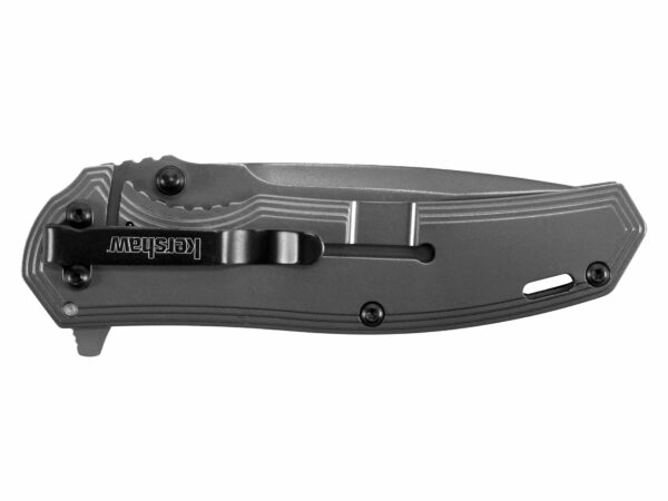 Kershaw Fringe Assisted Opening Folding Knife 3″ Drop Point 8Cr13MoV Stainless Steel Blade Steel/Carbon Fiber Handle Black For Sale
