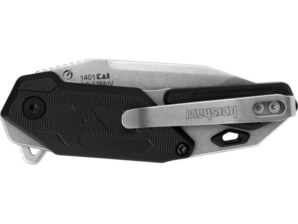 Kershaw Jetpack Folding Knife 2.75″ Tanto Point 8Cr10MoV Stonewashed Blade Stainless Steel Handle Black For Sale