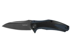 Kershaw Natrix Folding Knife 3.25″ Drop Point 8Cr13Mov Stainless Steel Blade G-10/Carbon Fiber Handle Blue/Black For Sale