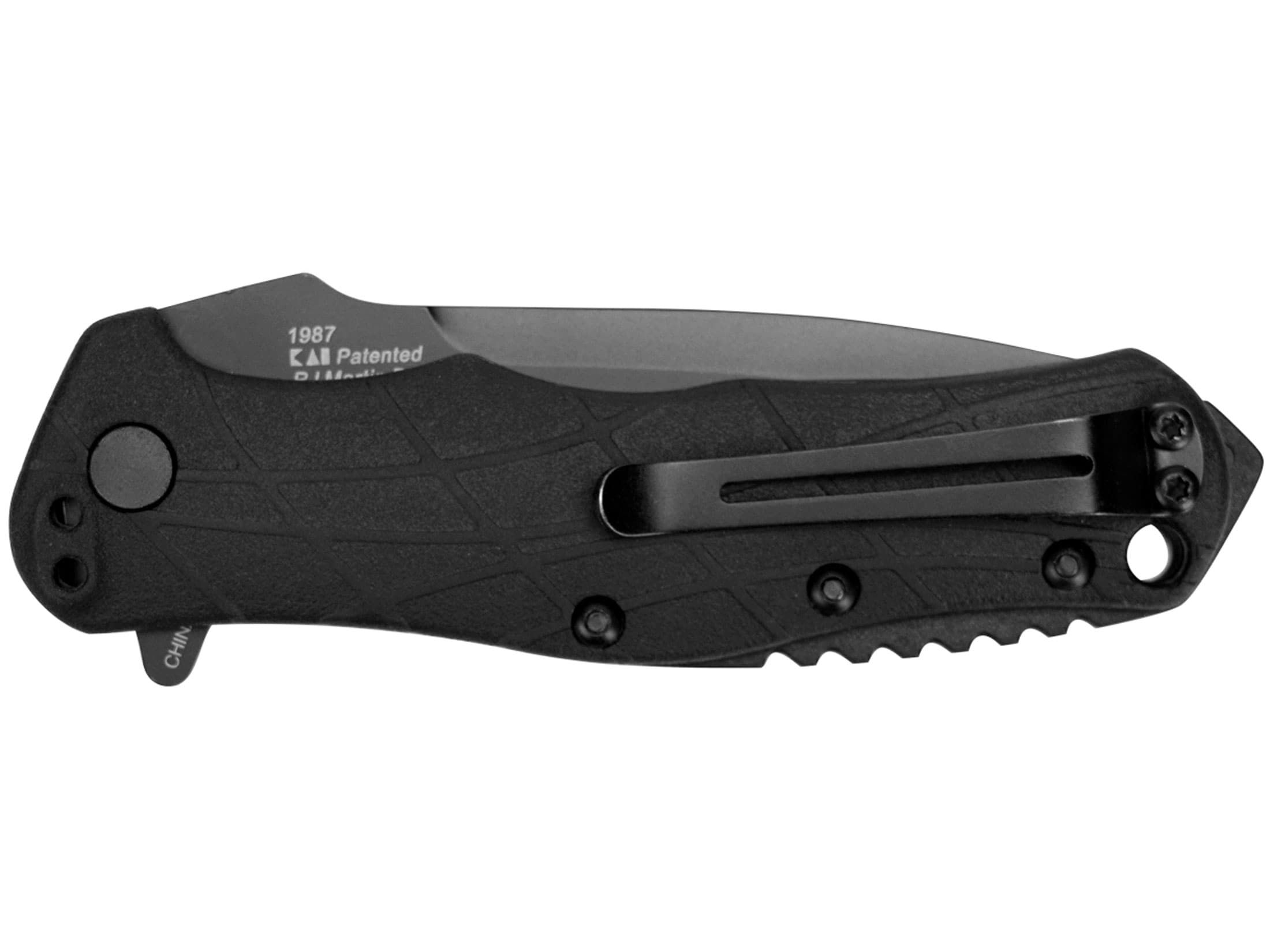 Kershaw RJ Tactical 3.0 Folding Assisted Opening Pocket Knife 3″ Drop Point 8Cr13MoV Steel Blade Nylon Handle Black For Sale