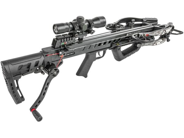 Killer Instinct Fatal X Crossbow Package With Integrated Crank For Sale