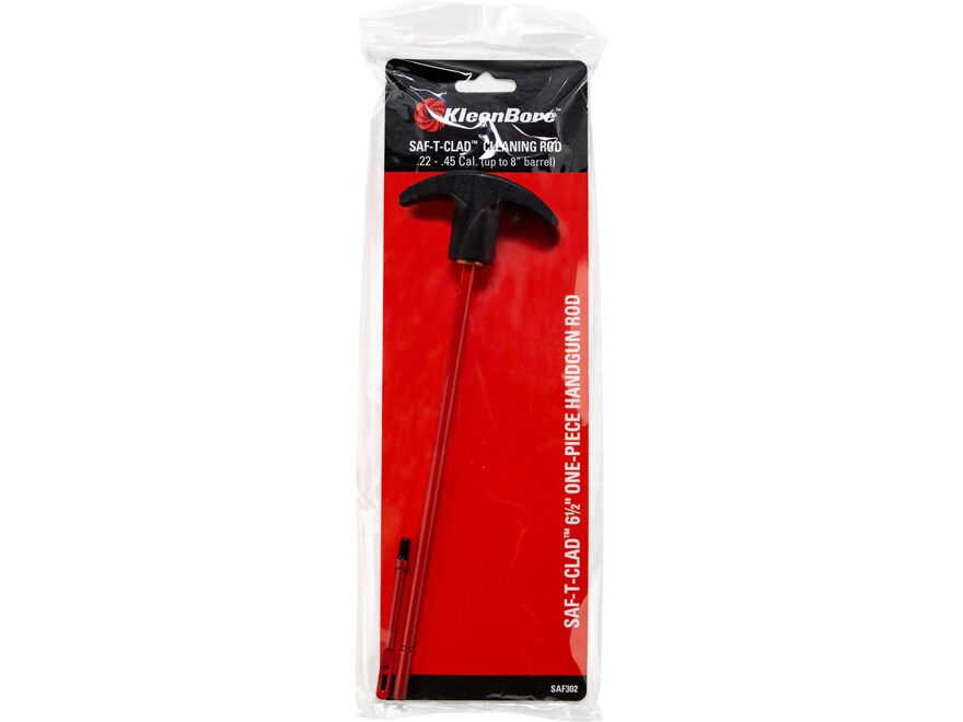 KleenBore Saf-T Clad Coated Handgun Cleaning Rod Set 22 – 45 Caliber 6.5″ 8×32 Thread For Sale