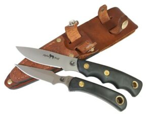 Knives of Alaska Alpha Wolf/Cub Bear Combination Fixed Blade Hunting Knife Set For Sale