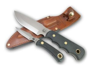 Cub Bear Caping Knife and Leather Sheath For Sale