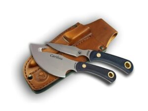 Knives of Alaska Caribou Combination Fixed Blade Knife Set D2 Stainless Steel Blade Suregrip Handle Black For Sale