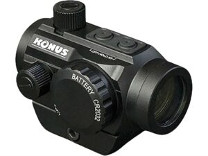 Konus Nuclear Mini Red Dot Sight with Dual Riser Mount Matte For Sale