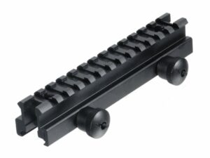 Leapers UTG Deluxe Picatinny-Style See-Thru Riser Mount AR-15 Flat-Top Matte For Sale