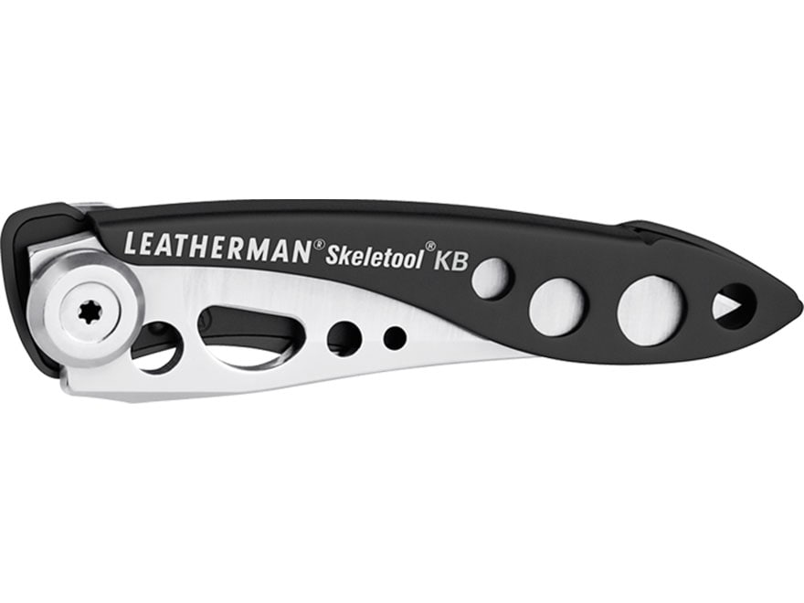 Leatherman Skeletool KB Folding Knife 2.6″ Clip Point 420HC Stainless Steel Blade Stainless Steel Handle Black For Sale