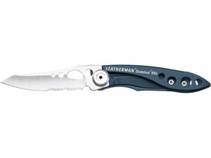 Leatherman Skeletool KBx Folding Knife 2.6″ Serrated Clip Point 420HC Stainless Steel Blade Stainless Steel Handle For Sale