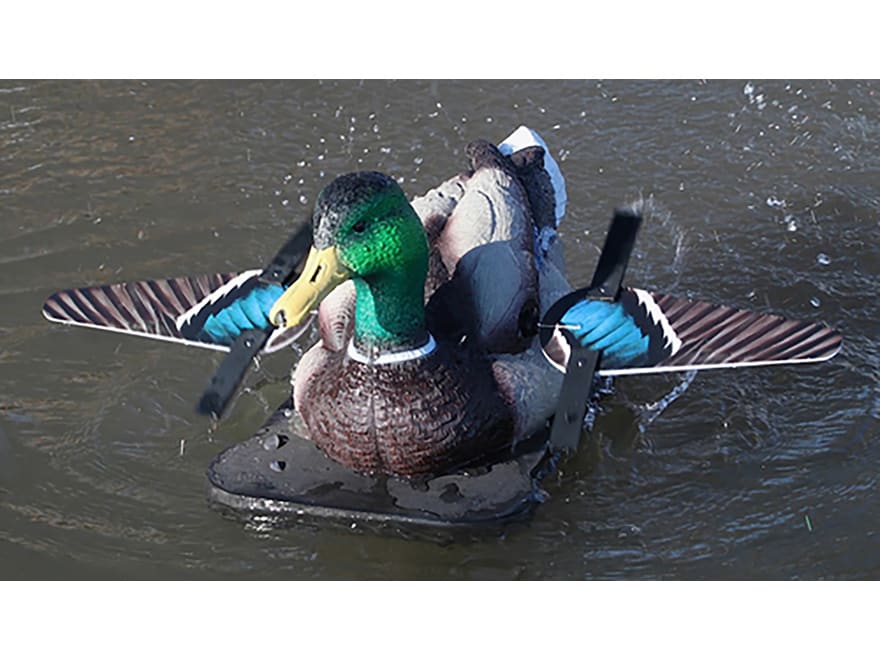 Lucky Duck Lucky Splasher HD Motion Drake Mallard Duck Decoy For Sale