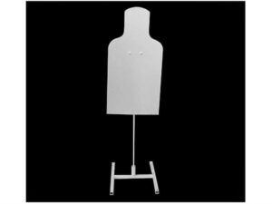 MGM Tac E Silhouette Target with Armor Plate Post and Tube Base Steel For Sale