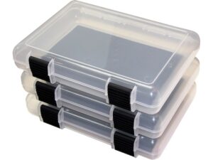 MTM In-Safe Pistol Storage Case 3pk Polymer Clear For Sale