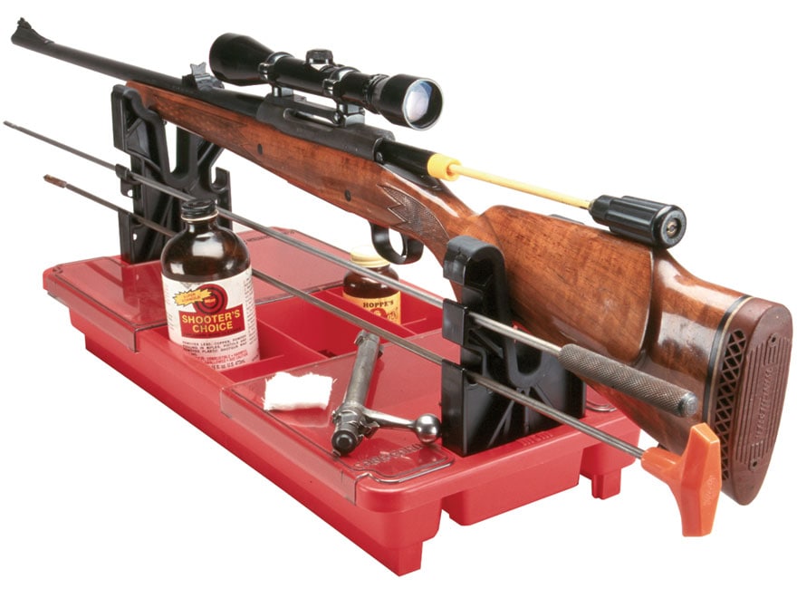 MTM Portable Rifle-Shotgun Gun Maintenance Center Plastic Red For Sale