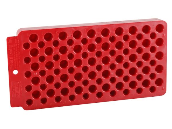 MTM Universal Reloading Tray 50-Round Plastic Red For Sale