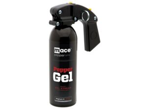 Mace Brand Home Defense Gel Pepper Spray Aerosol 10% OC Gel Plus UV Dye Black For Sale