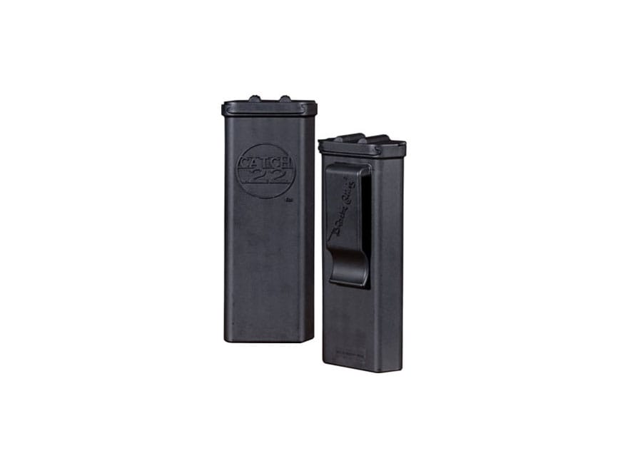 Marble’s Catch 22 Storage Dispenser for Rimfire Ammunition Polymer Black For Sale