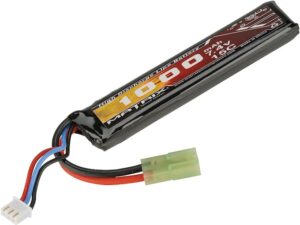 Matrix High Performance 7.4V Stick Lithium Battery 1000mAh 15C Small Tamiya & Short Wire Connection For Sale