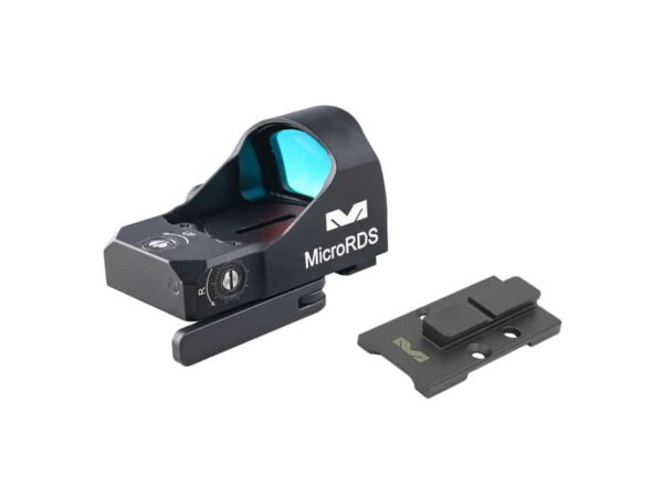 Meprolight Micro RDS Reflex Red Dot Sight 3 MOA Dot Kit Quick Release Mount Tritium Front Sight & Rear Sight Optics Ready Series Matte For Sale