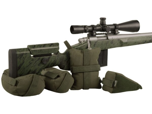 MidwayUSA Tactical Rear Shooting Rest Bag Olive Drab Cylinder For Sale