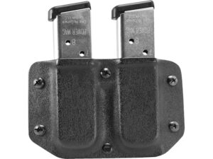 Mission First Tactical Double Magazine Pouch 1911 Single Stack 45 ACP Boltaron Black For Sale