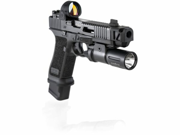 Modlite PL350-PLHv2 Weapon Light with 1 18350 Batteries Aluminum Black For Sale