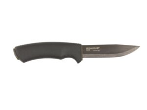 Morakniv Bushcraft Fixed Blade Knife 4.3″ Clip Point High Carbon Steel Blade Polymer Handle Black For Sale
