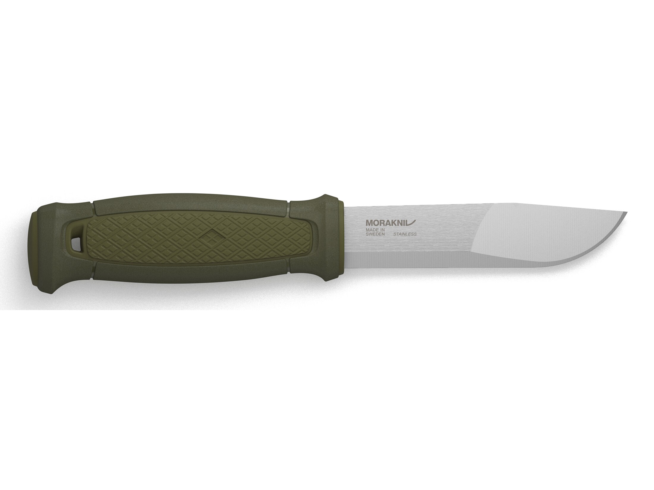 Morakniv Kansbol Fixed Blade Knife 4.3″ Clip Point Stainless Steel Blade Polymer Handle Military Green For Sale